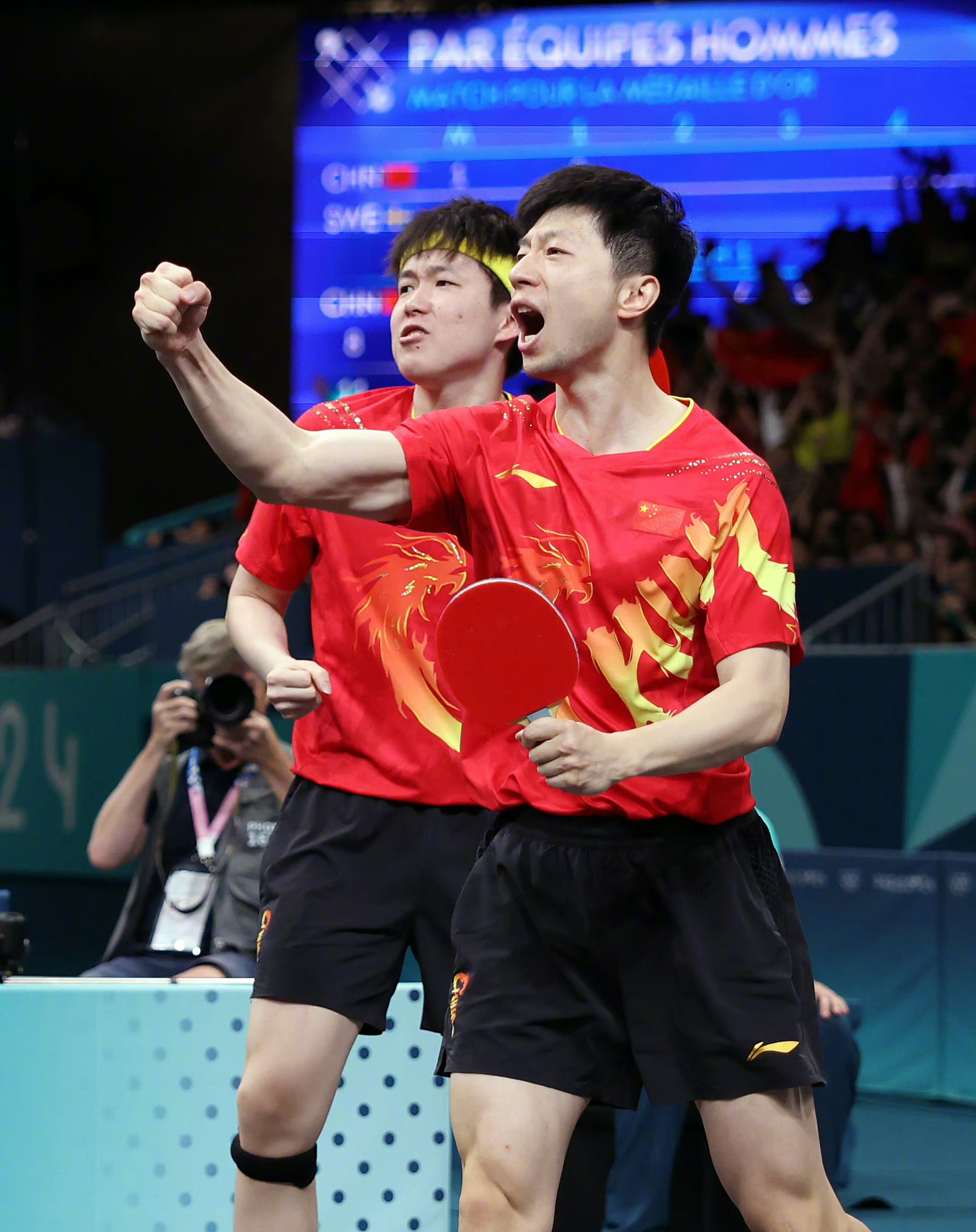 韩国队横扫德国队，马龙状态火热